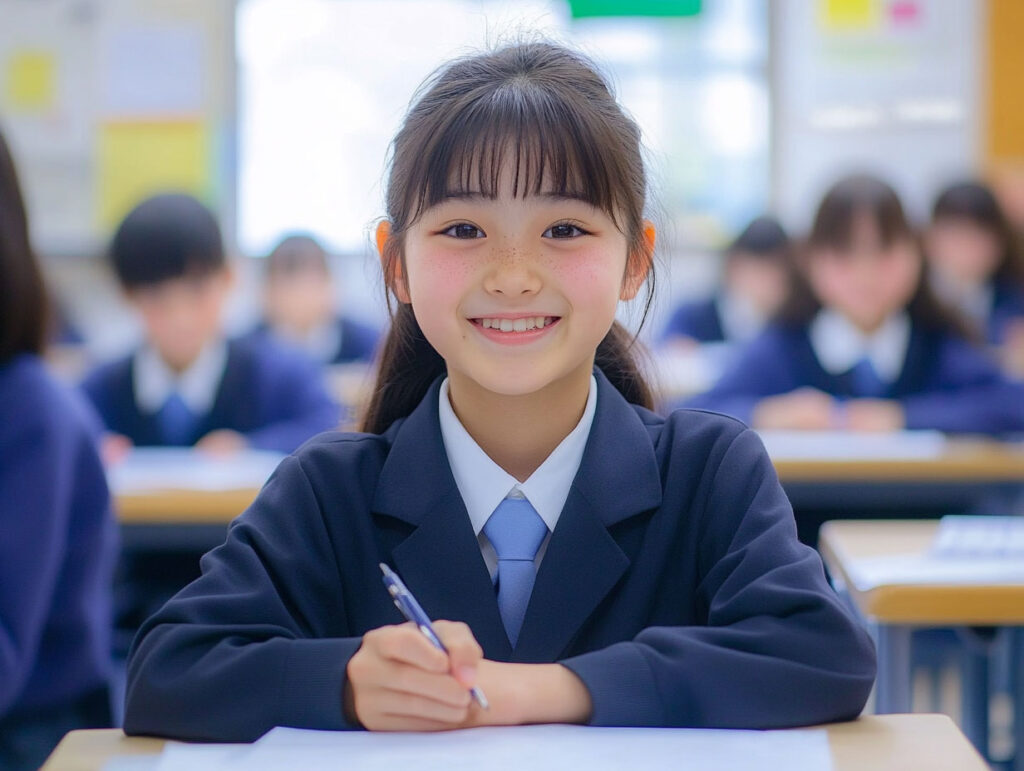 中学校1年生の女子